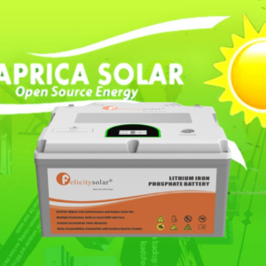 Felicity Solar 24V Lithium Battery 100ah 2.56kWh – FLA24200PG2